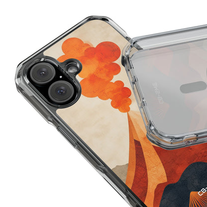 Erupting Heat Waves iPhone Case - Impact
