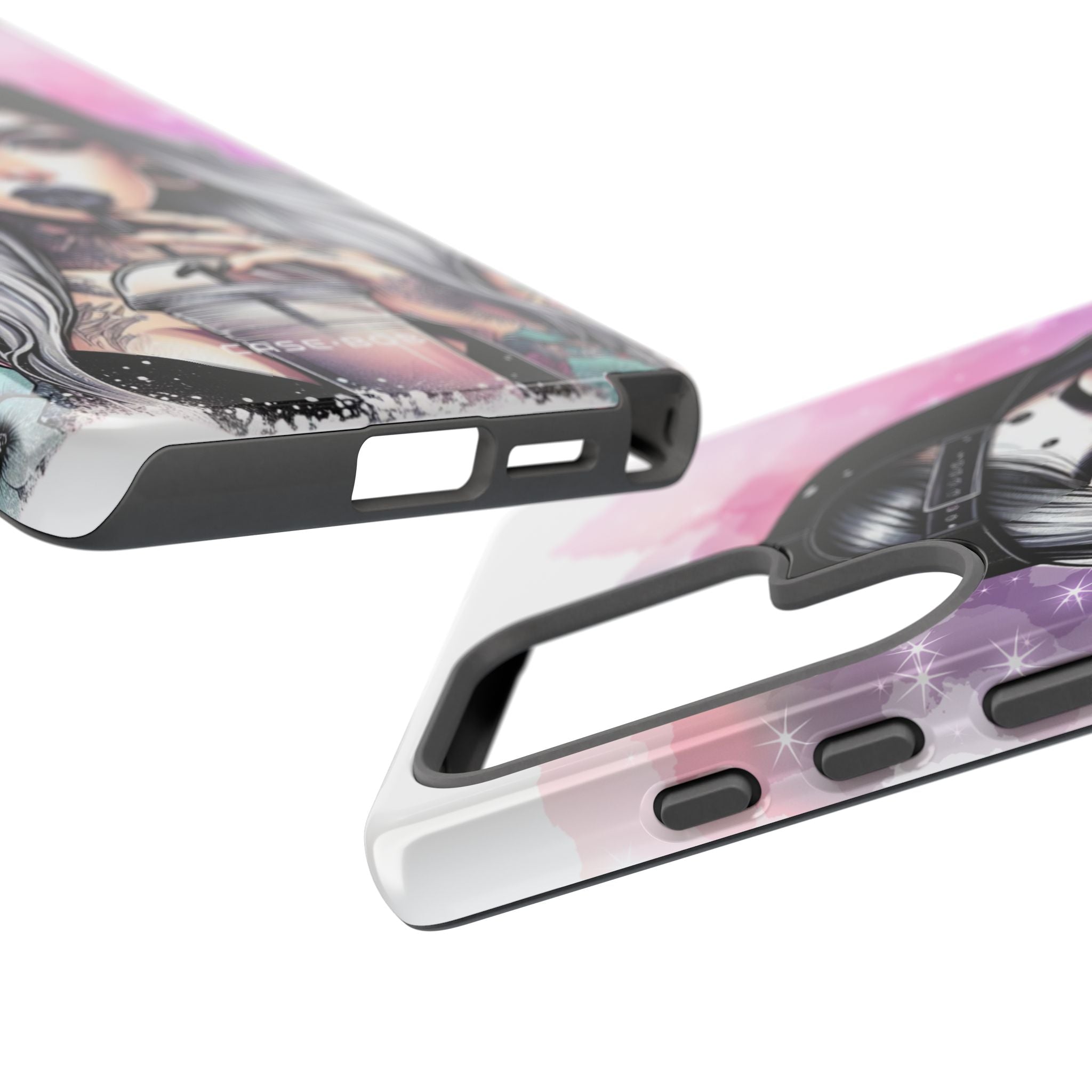 Silver Sip Nebula Samsung S25 Ultra Case - Tough