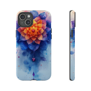 Blue Rose Mandala Serenity - Protective Phone Case