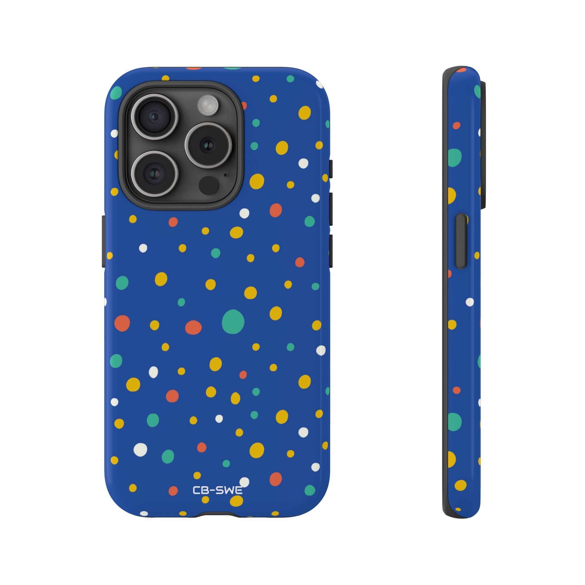 Colorful Dots Dance - iPhone Case