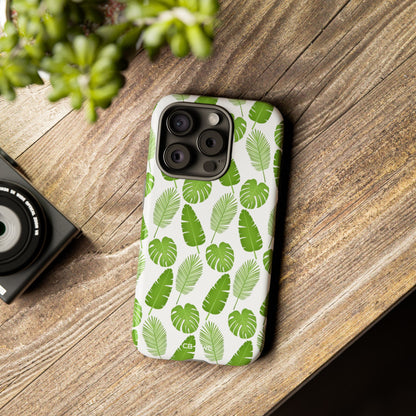 Tropical Leaf Harmony - iPhone Case