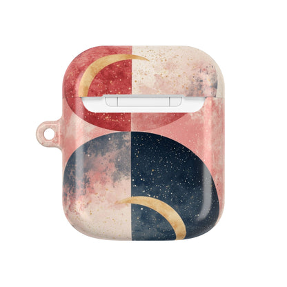 Golden Crescents Crimson - AirPods Case