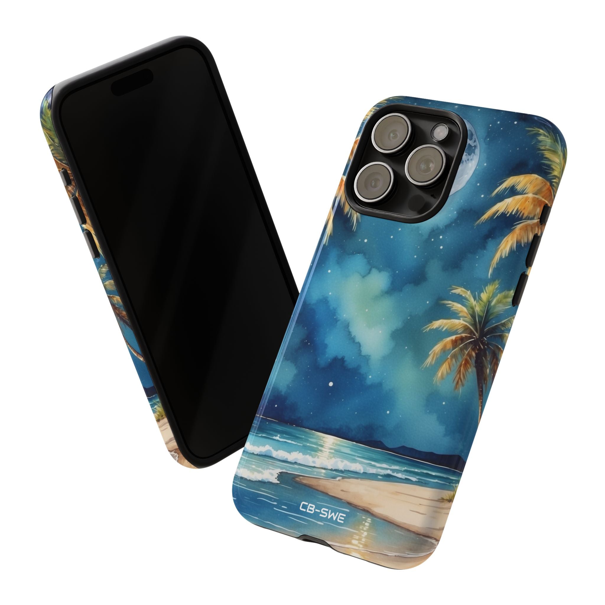 Moonlight Kisses Waves - iPhone Case