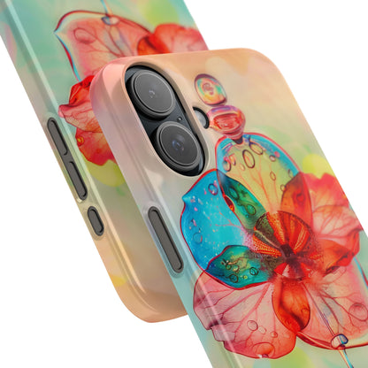 Ethereal Glass Flower iPhone 16 - Slim Phone Case