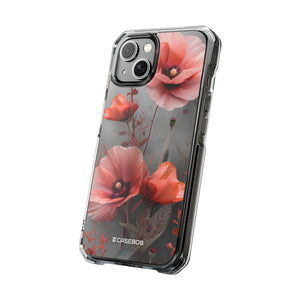 Coral Elegance - Phone Case for iPhone (Clear Impact - Magnetic)