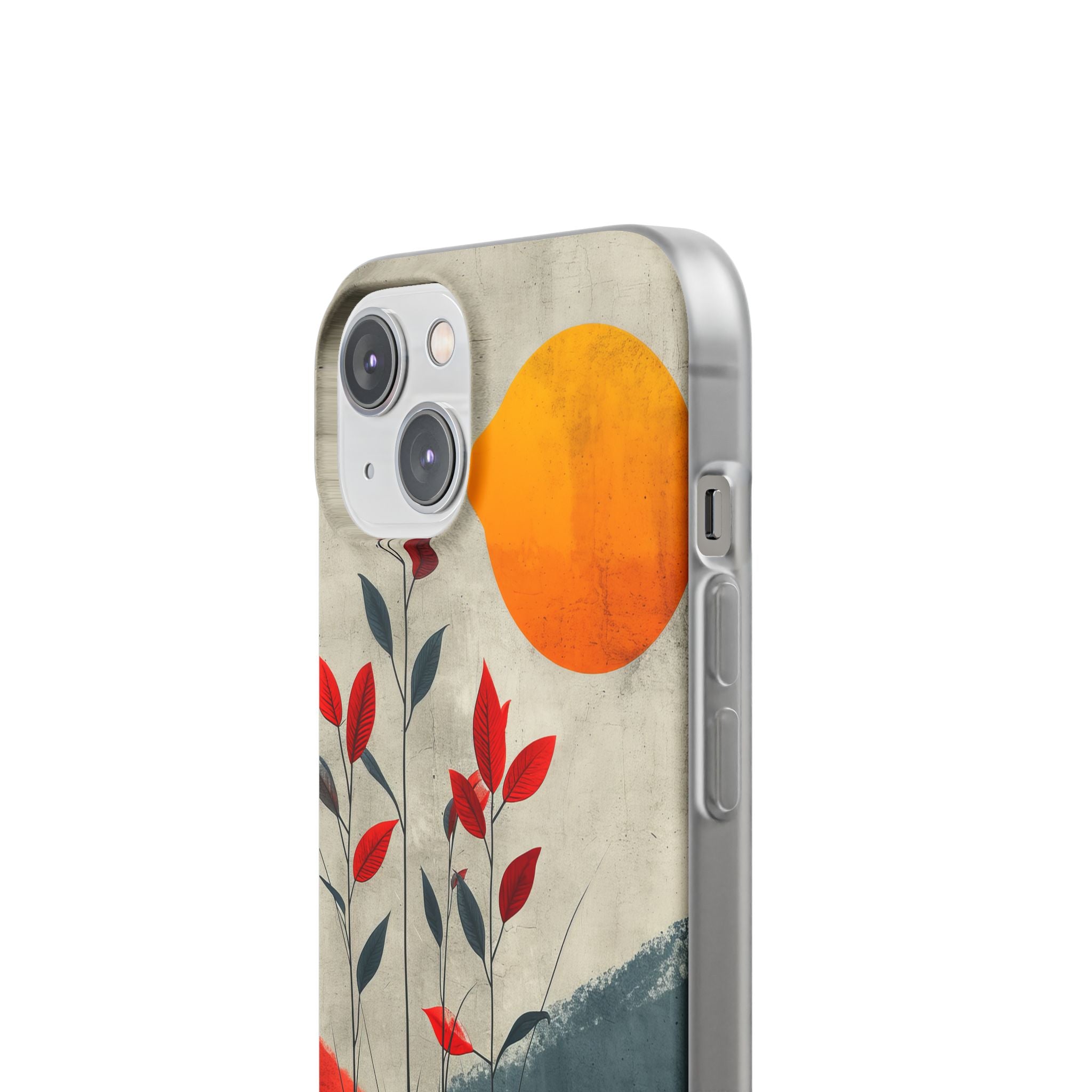 Gray Sunscape - Flexi iPhone 14 Phone Case