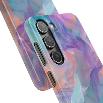 Dreamy Teal Flow - Slim Samsung S23 Phone Case