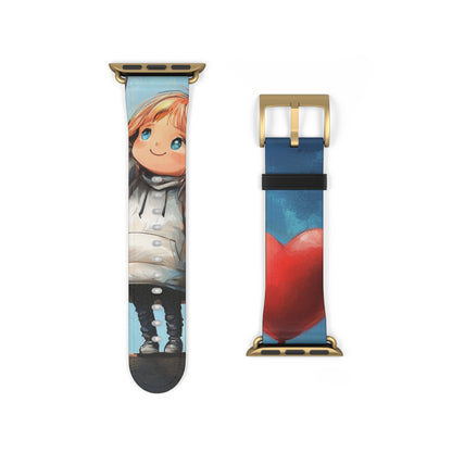 Heart Balloon Glow - Watch Band