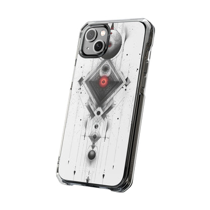 Red Geometry Harmony - Phone Case for iPhone