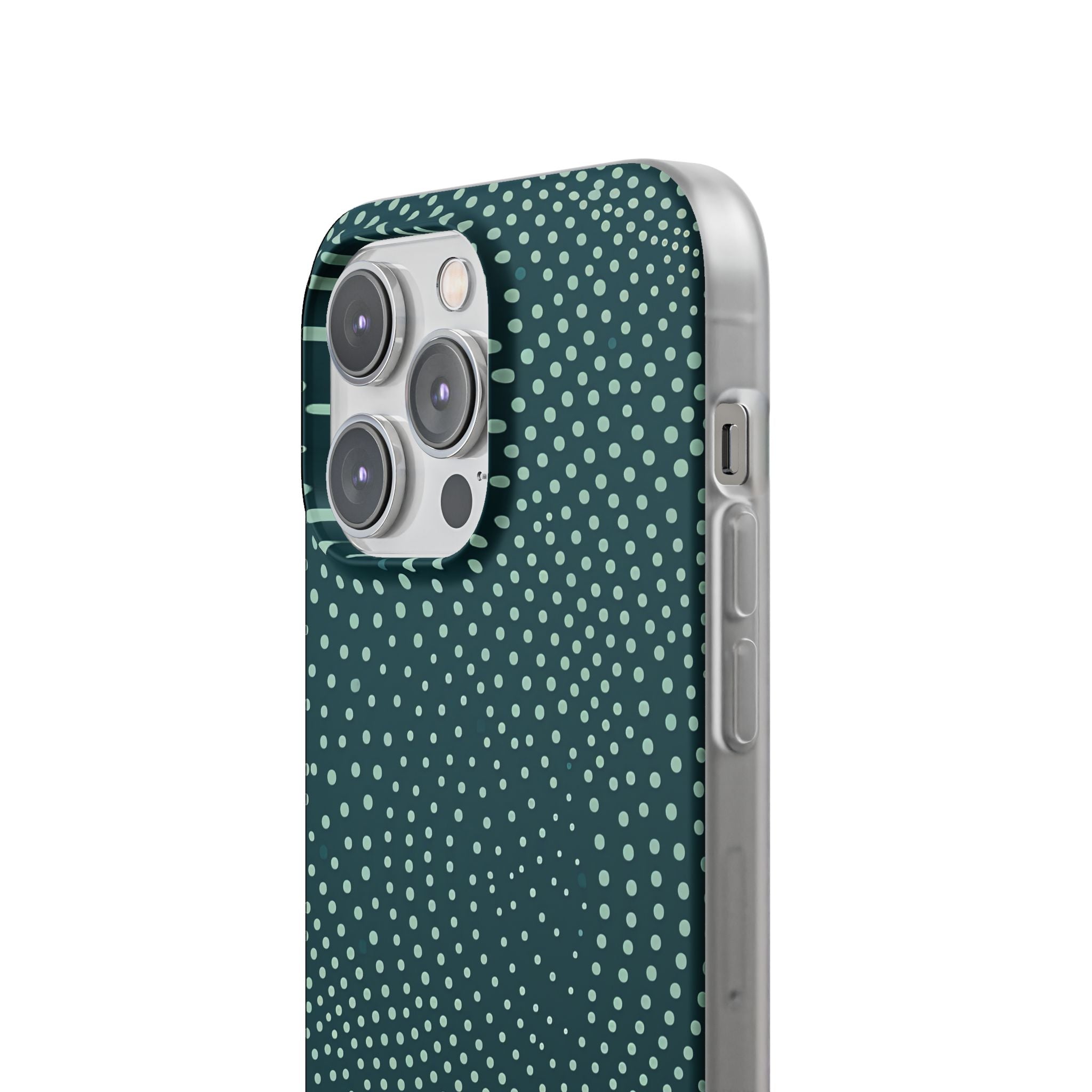 Teal Rippleflow iPhone 14 - Flexi Phone Case