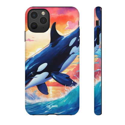 Orca Leaps Joyfully - iPhone Case