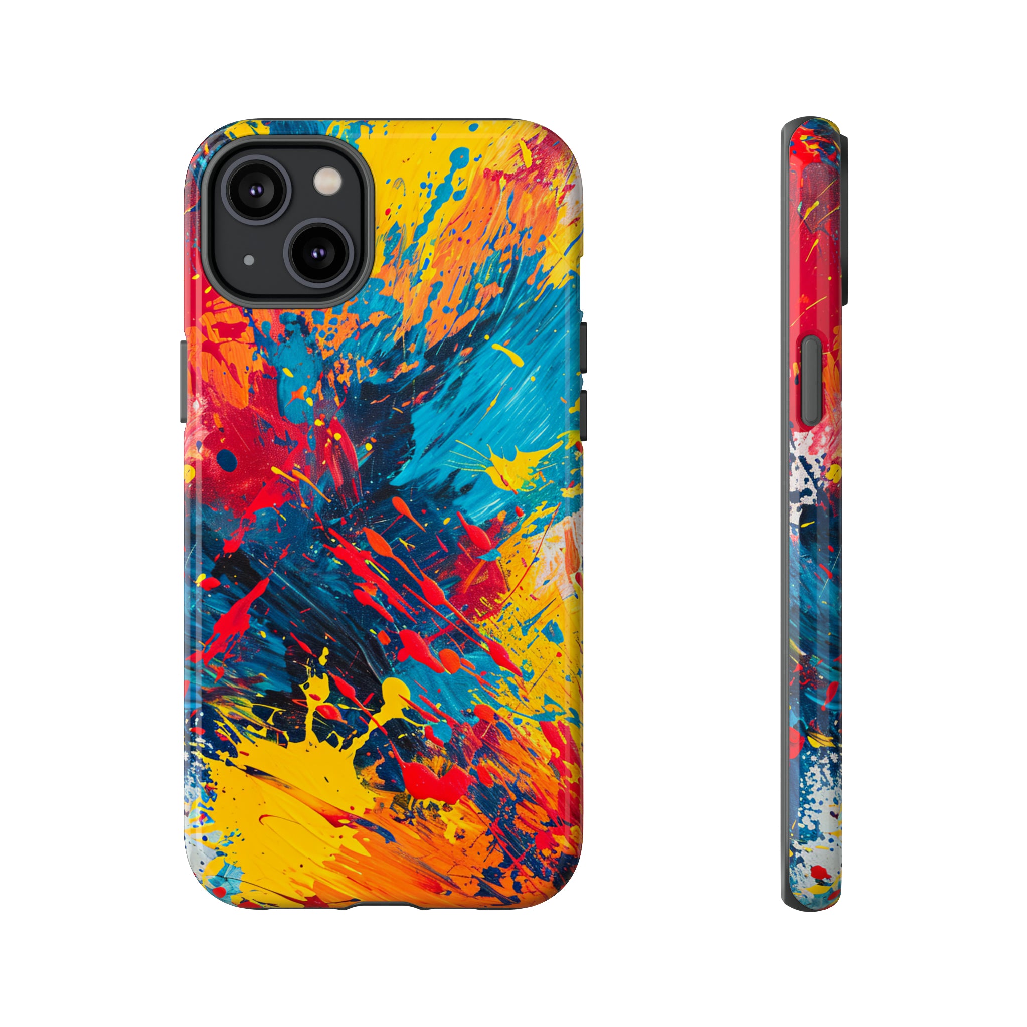 Artistic Brushstroke Bliss - Protective Phone Case