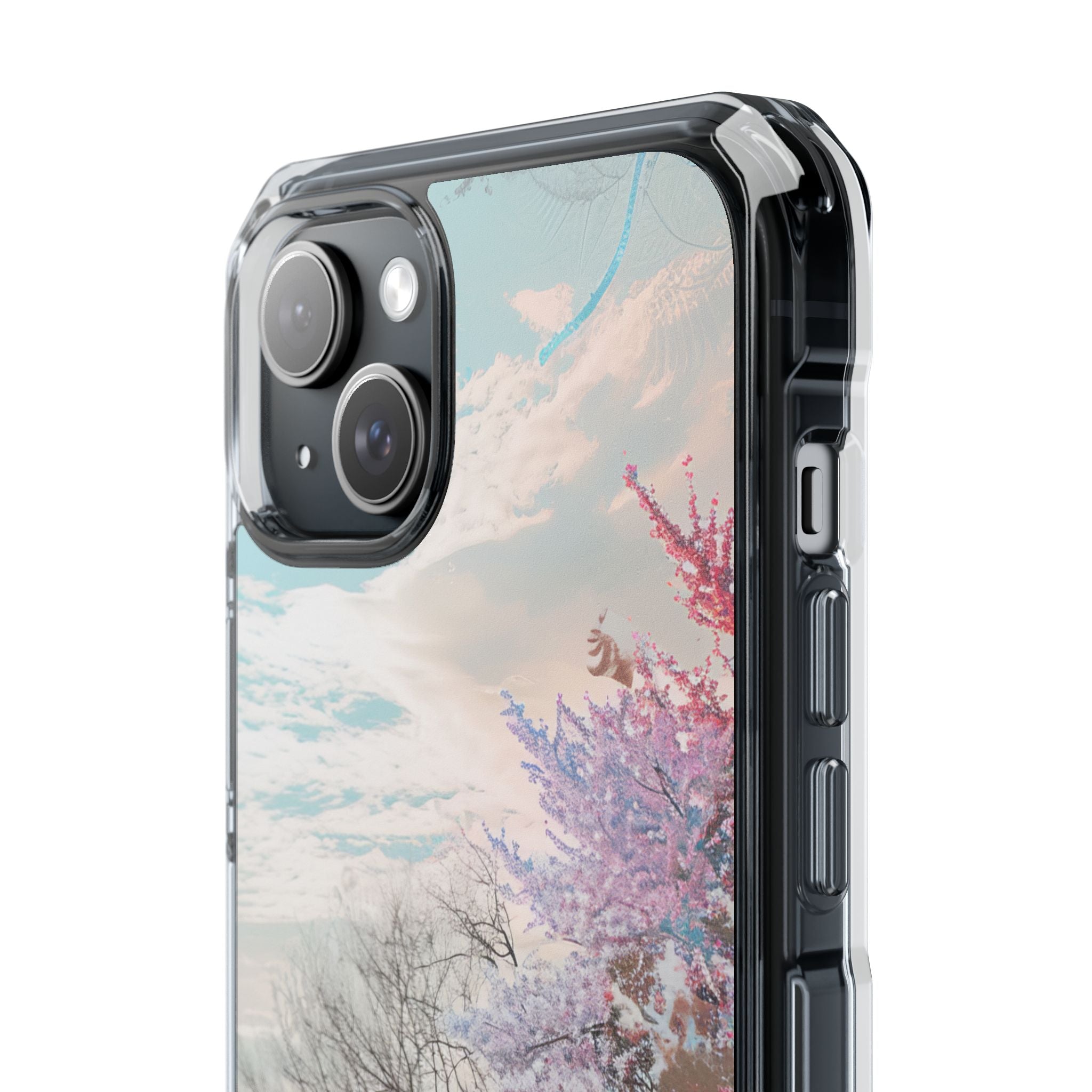 Spring Dreamscape - Clear Impact iPhone 15 Phone Case