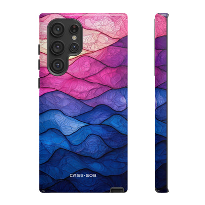 Wavy Vein Gradient Samsung S22 Ultra Case - Tough