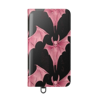 Pink Batwave - Samsung S24 Case - Wallet