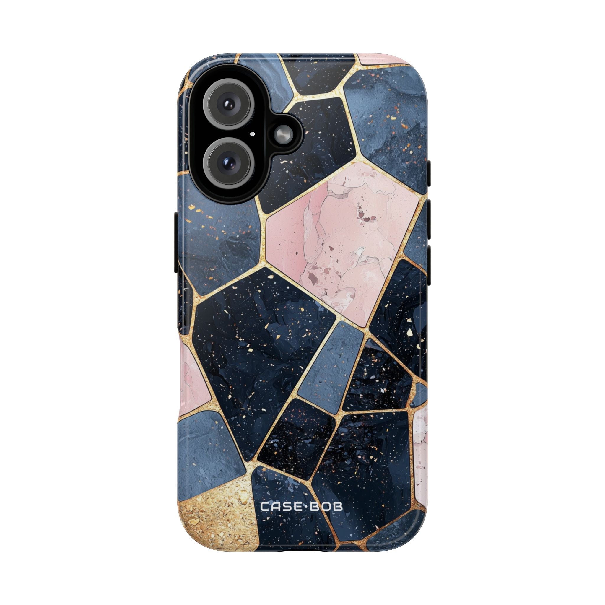 Golden Mosaic iPhone 16 Pro Case - Tough