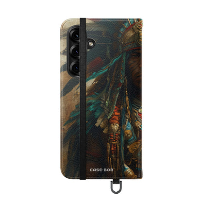 Feathered Sentinel - Samsung S25+ Case - Wallet