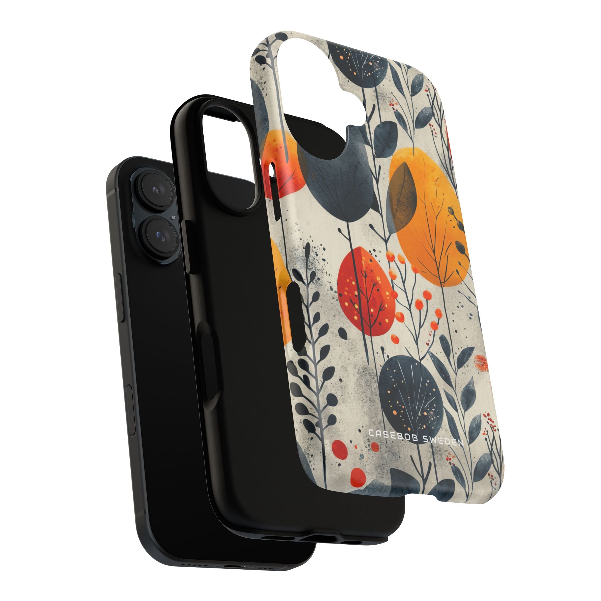 Vibrant Leaf Harmony iPhone 16 - Tough Phone Case