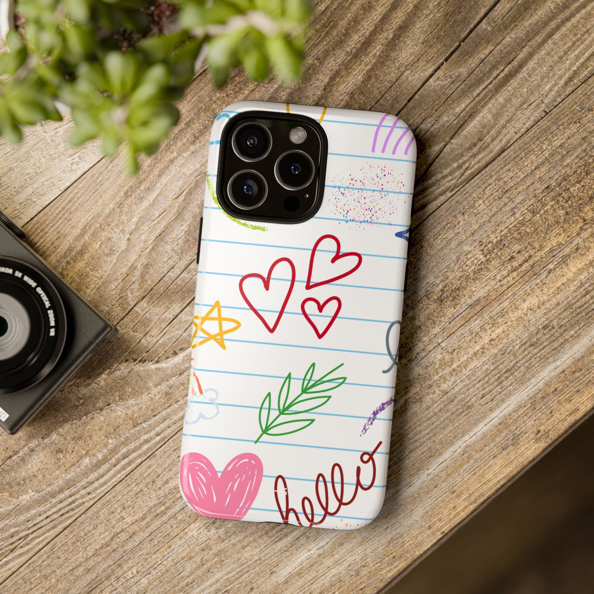 Hearts Dance Happily - iPhone Case