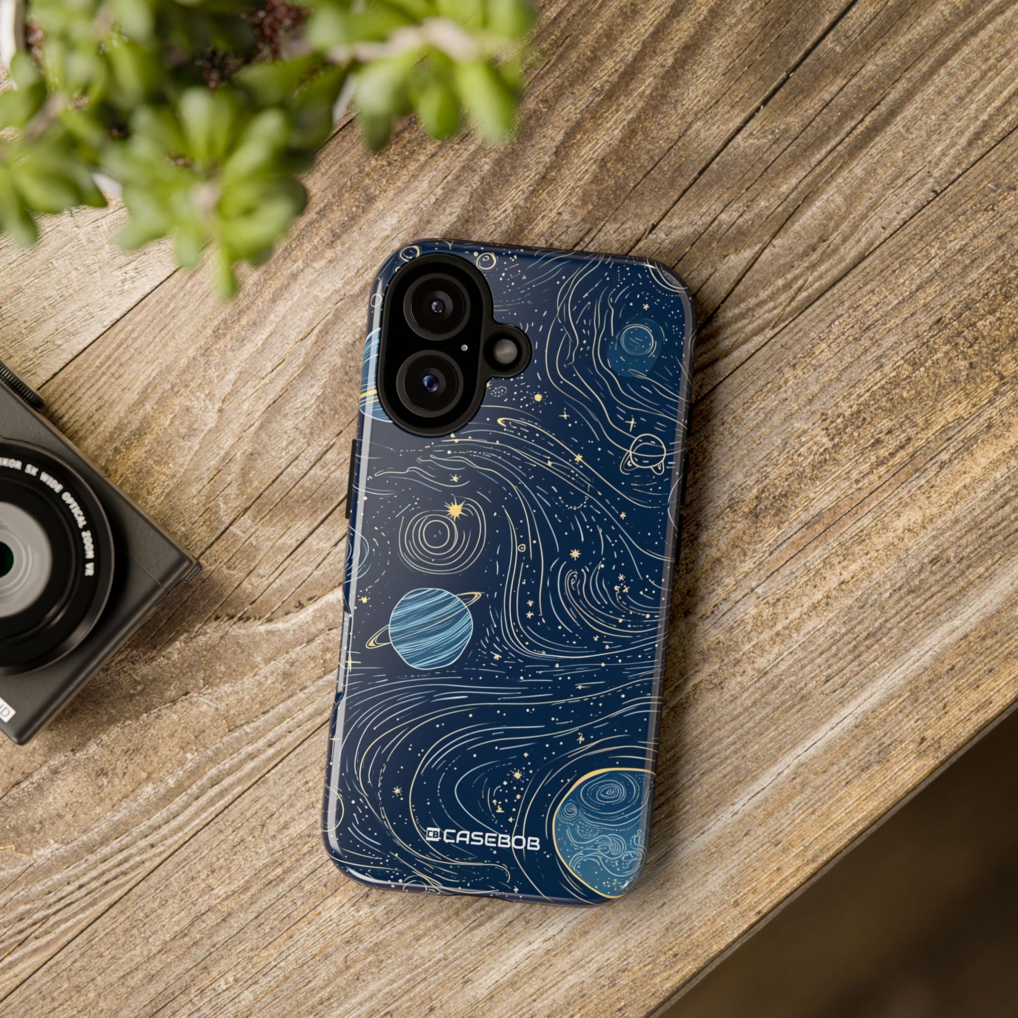 Celestial Whimsy: Hand-Drawn Universe - for iPhone 16