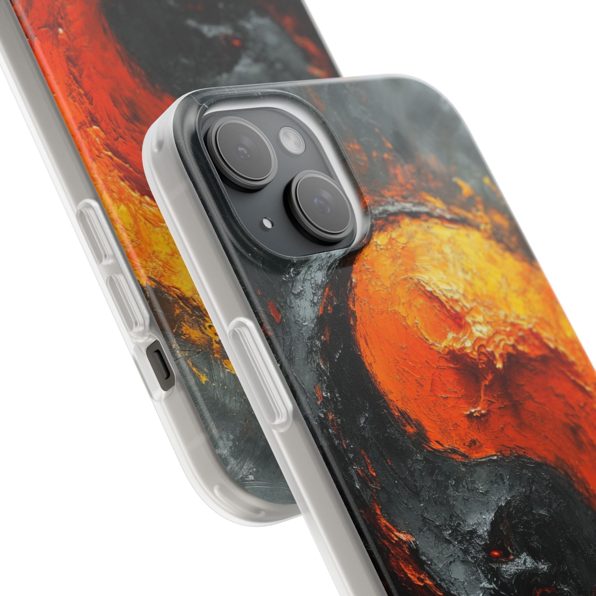 Molten Yin-Yang iPhone 15 Plus Case - Soft