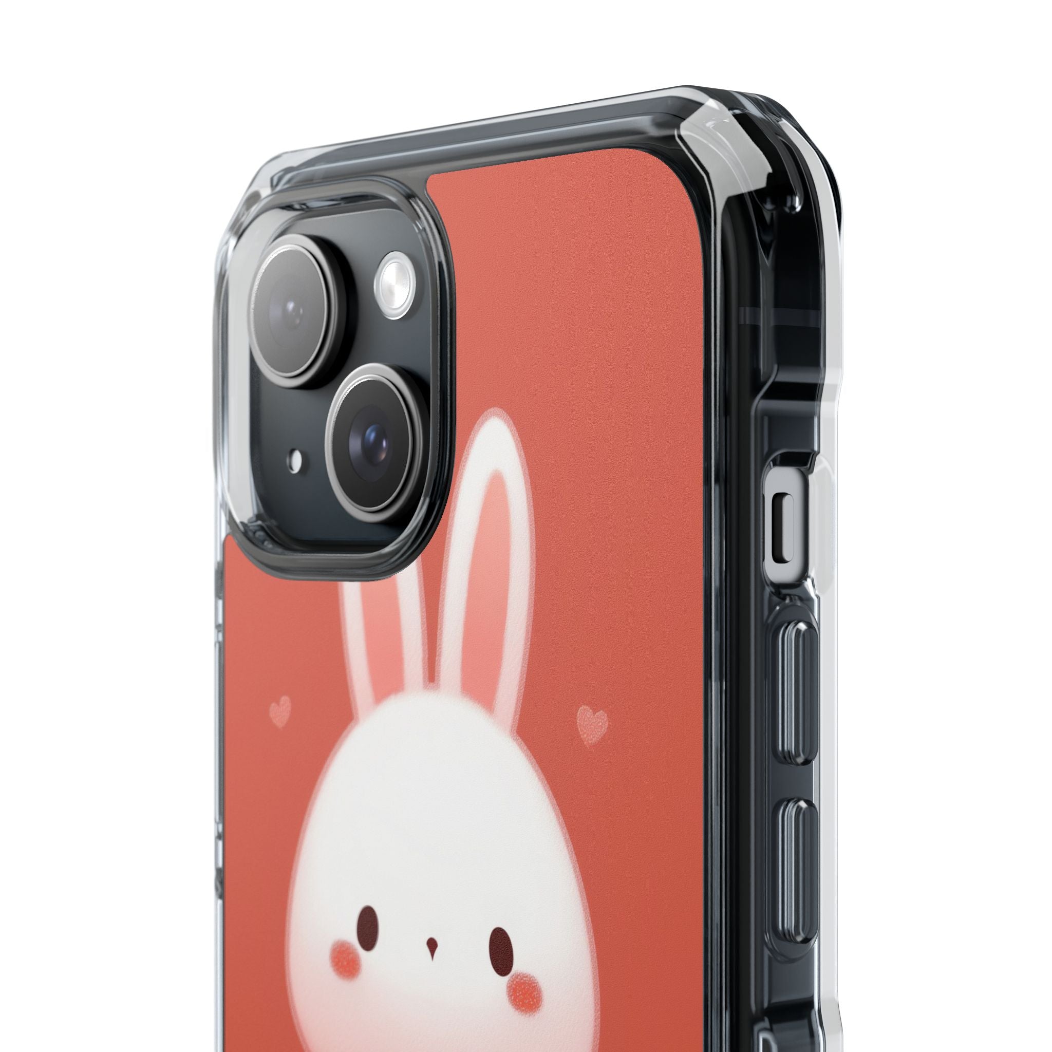 Bunny Holds Heart iPhone Case - Impact