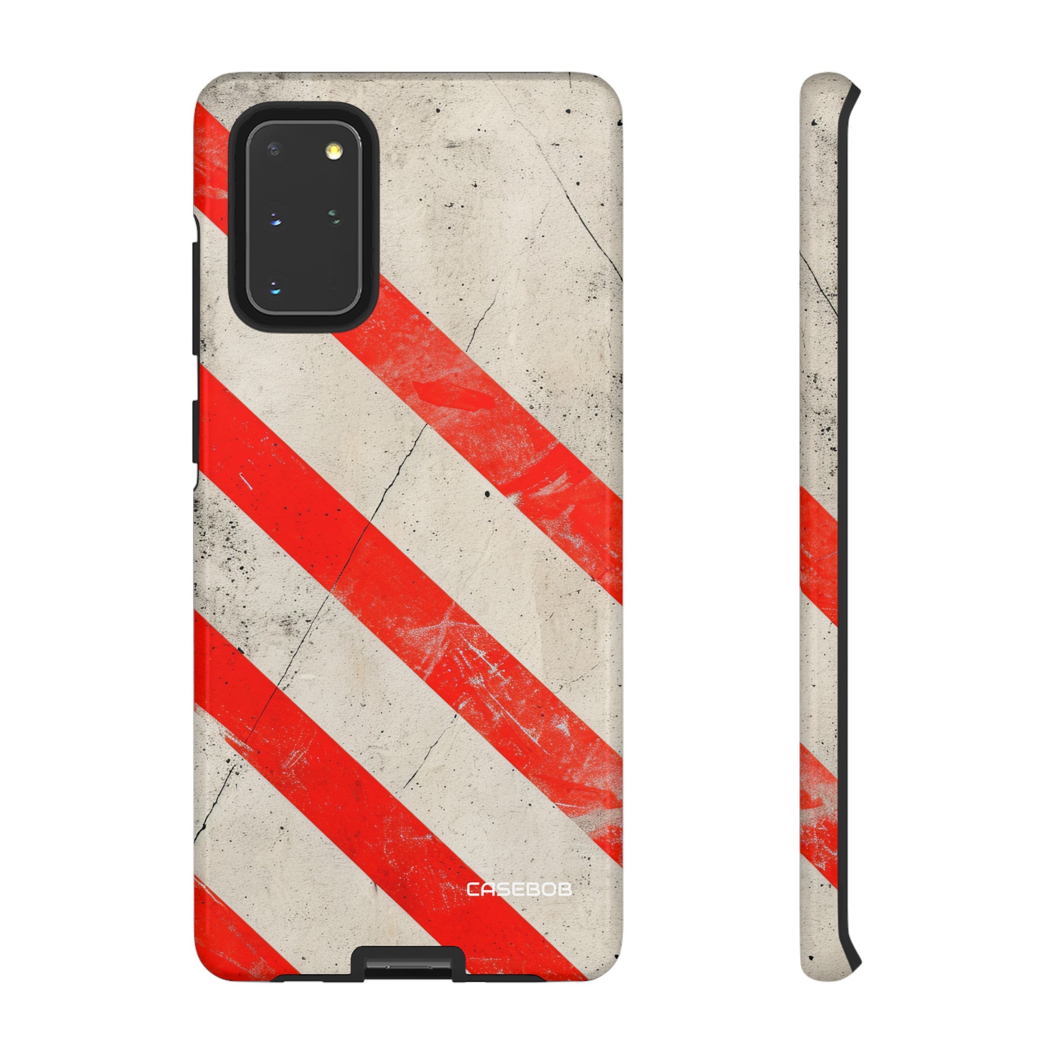 Crimson Line Minimalism - Protective Phone Case