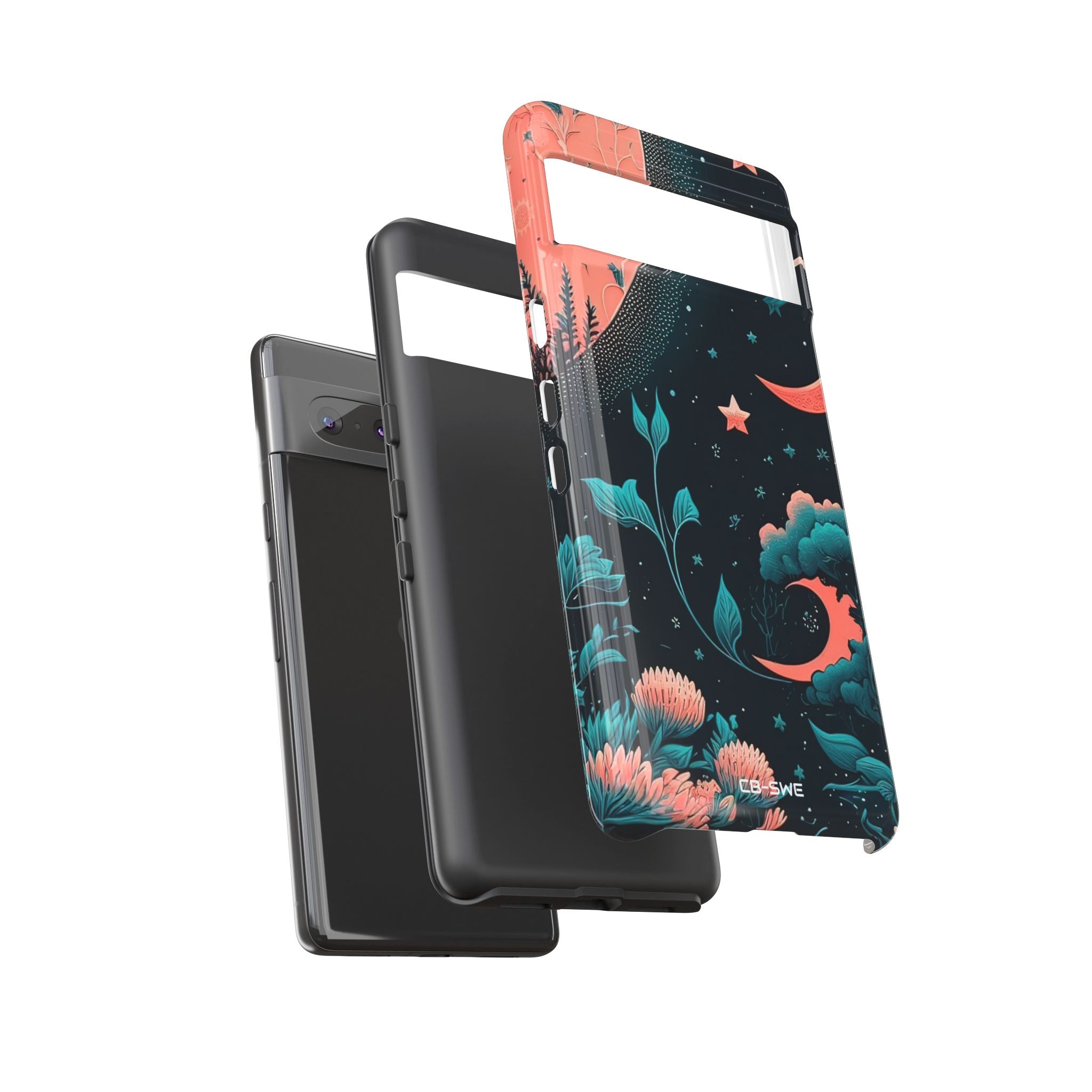 Cosmic Floral Dreams - Google Pixel Case