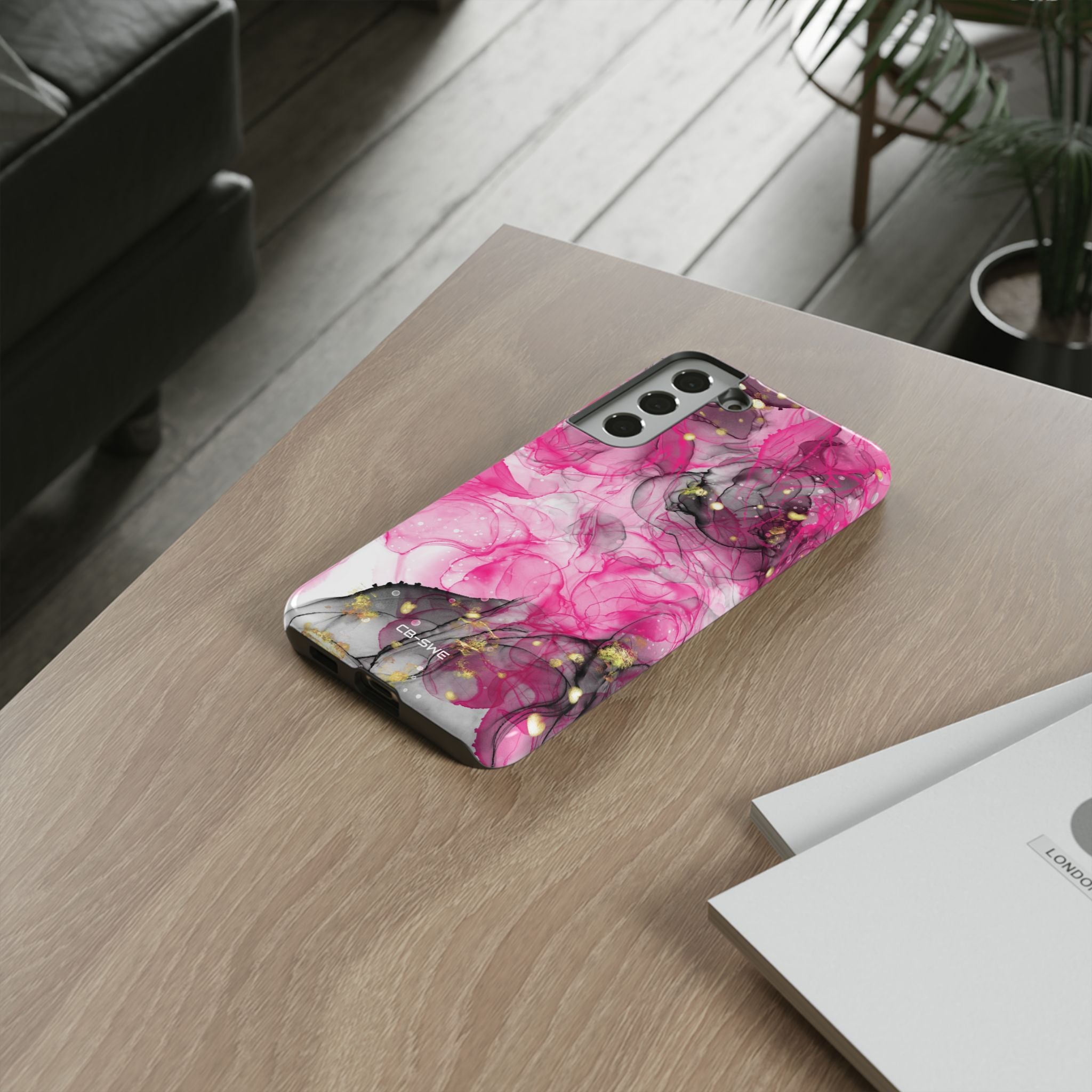 Vibrant Pink Swirls - Samsung Case