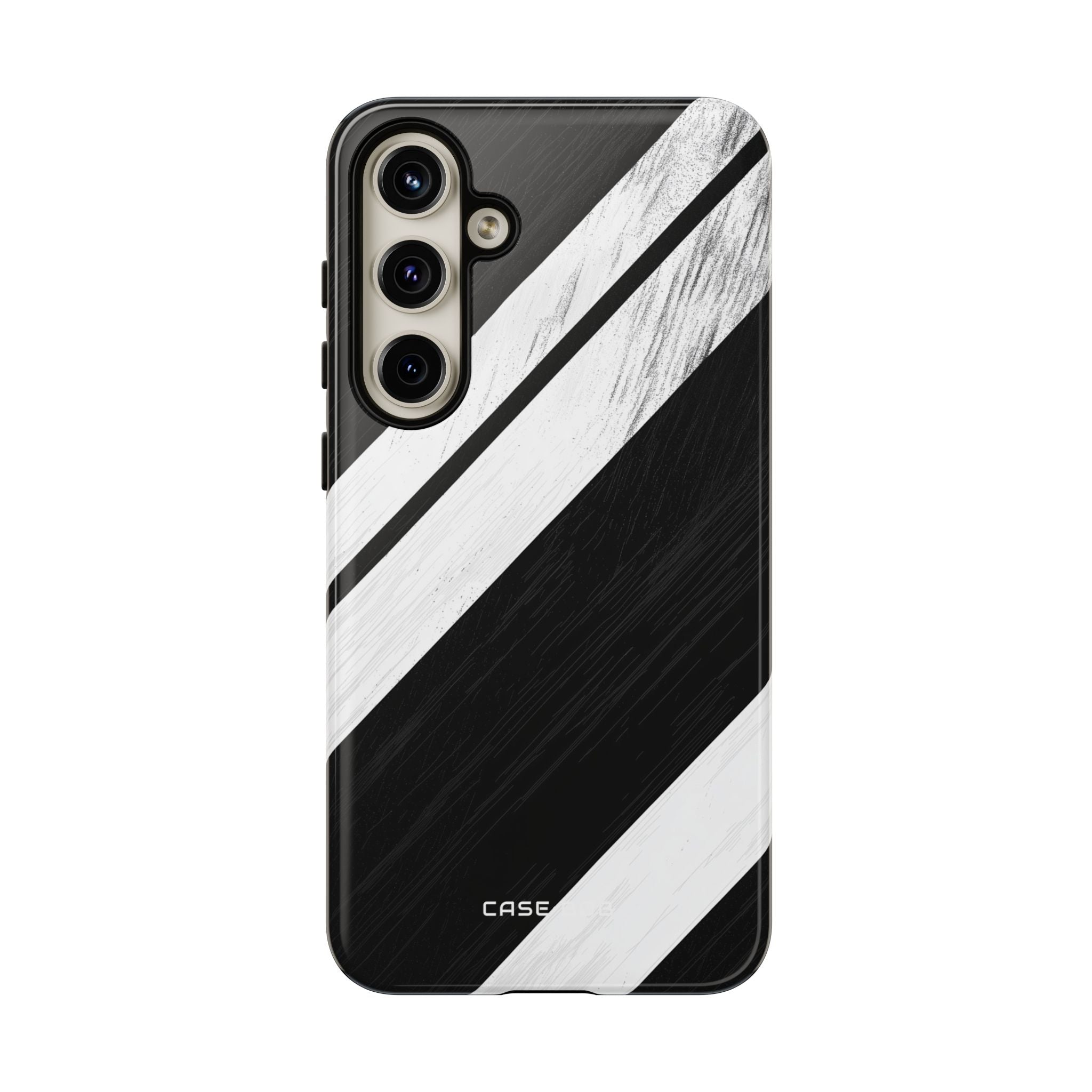Distressed Stripe Motion Samsung S24 Plus Case - Tough