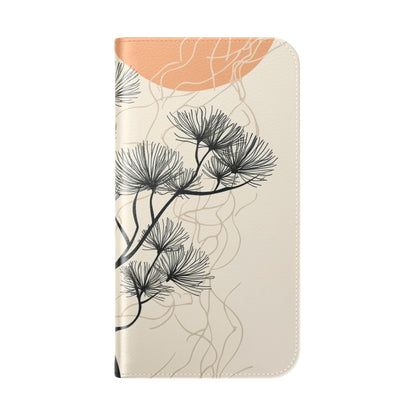 Spiky Tree Sunset - iPhone 16  Case - Wallet