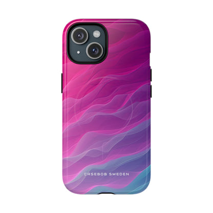 Gradient Oceanflow Waves iPhone 15 | Tough+ Phone Case