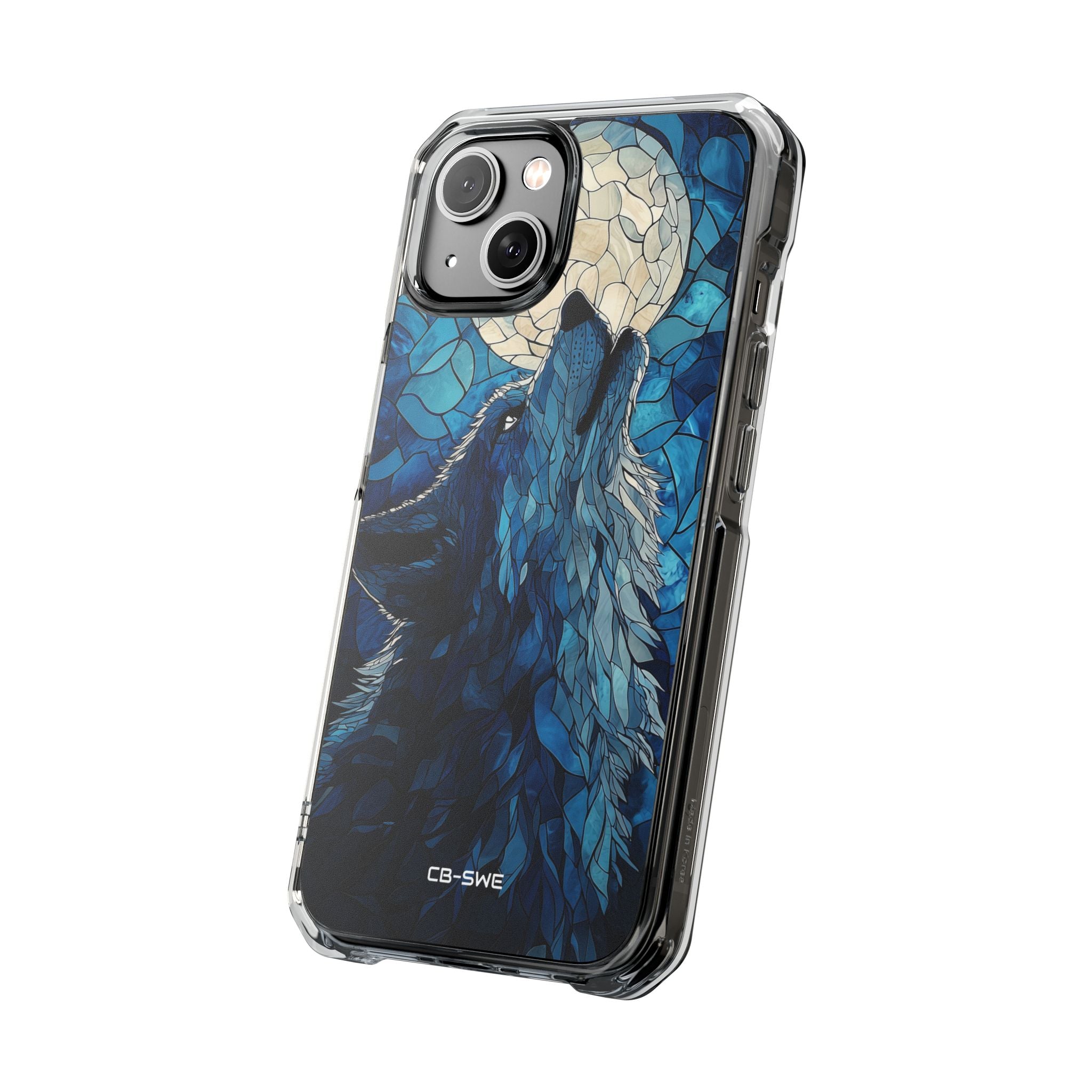 Wolf Howls Moonlight iPhone Case - Impact