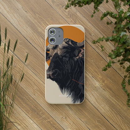 Majestic Buffalo Sun | Biodegradable Phone Case