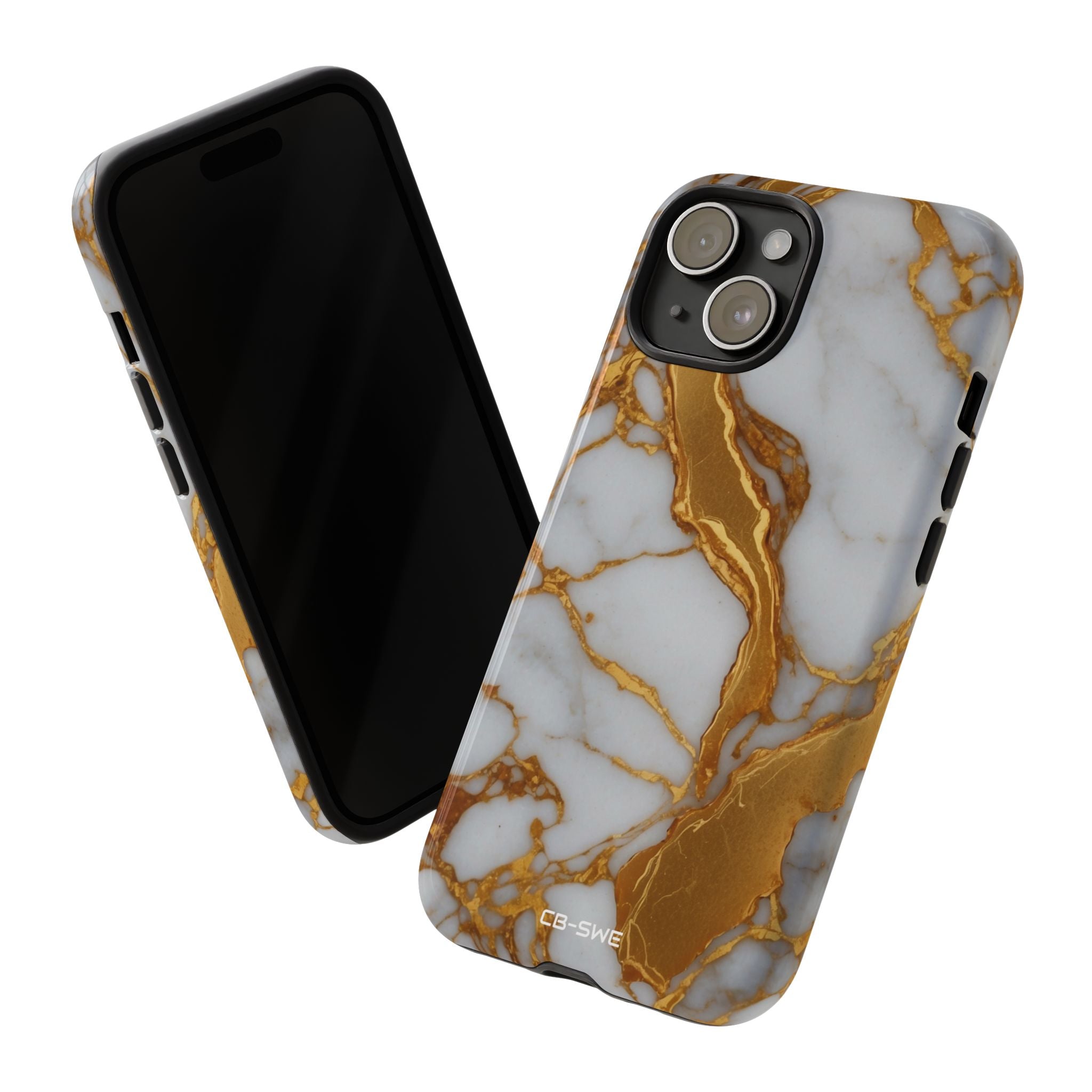 Golden Veins Flow - iPhone Case