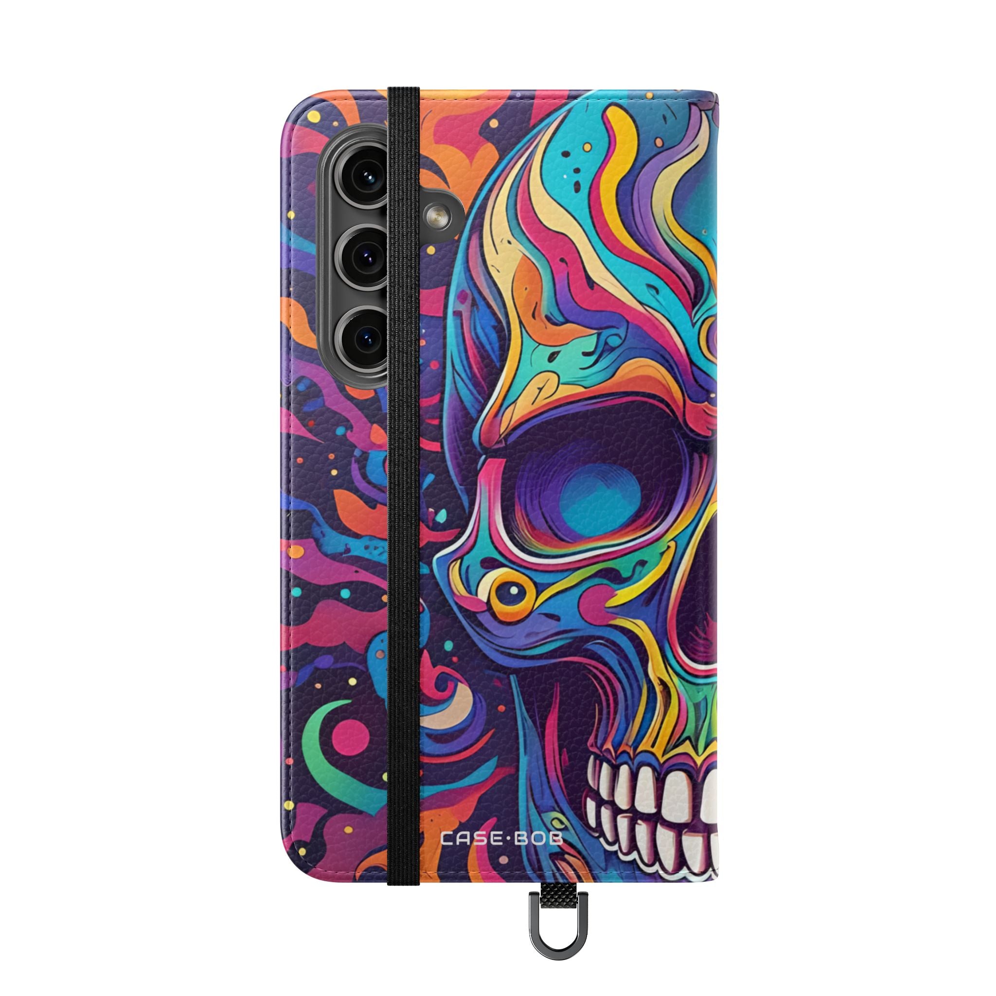 Psychedelic Skull - Samsung S24 Case - Wallet