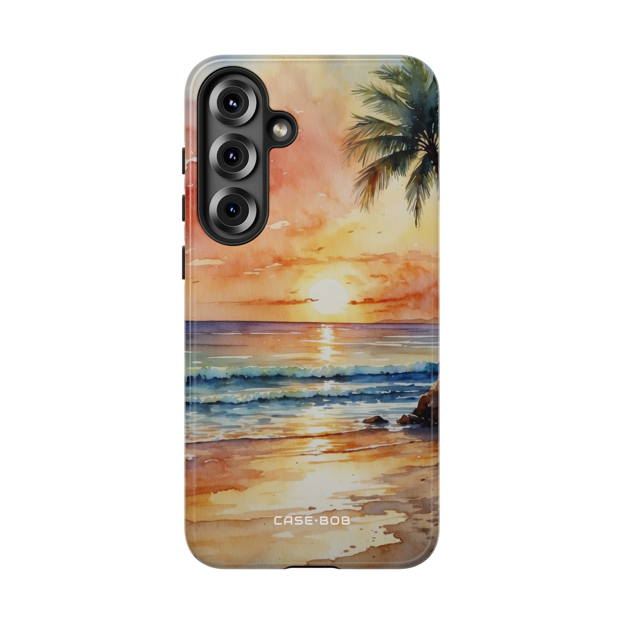 Sunset Palm Samsung S25 Plus Case - Tough