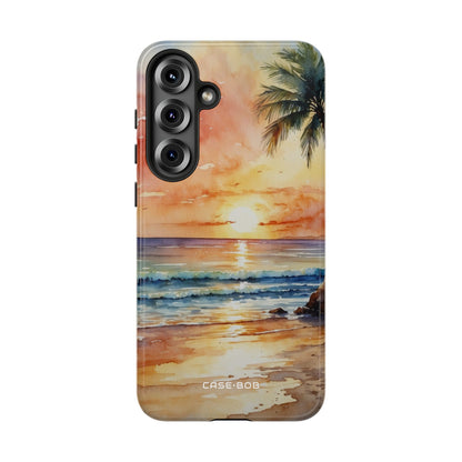Sunset Palm Samsung S25 Plus Case - Tough