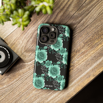 Turquoise Rose Symphony - iPhone Case