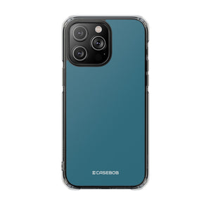 Teal Blue | Phone Case for iPhone (Clear Impact Case - Magnetic)