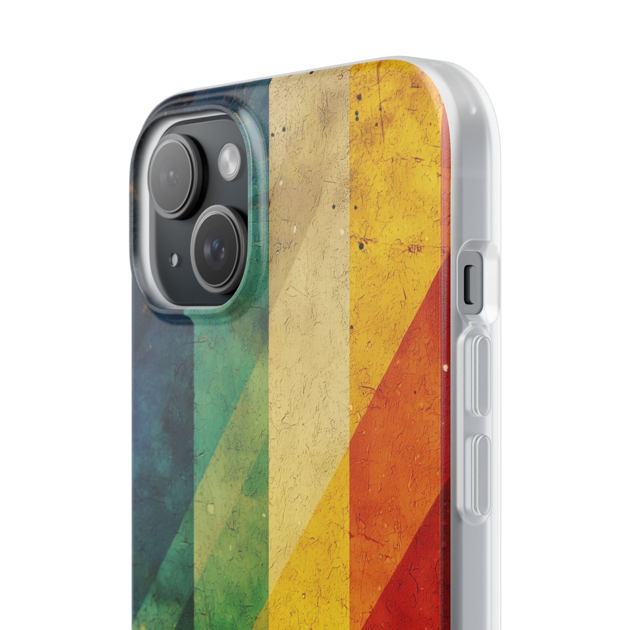 Diagonal Spectrum iPhone 15 Plus Case - Soft