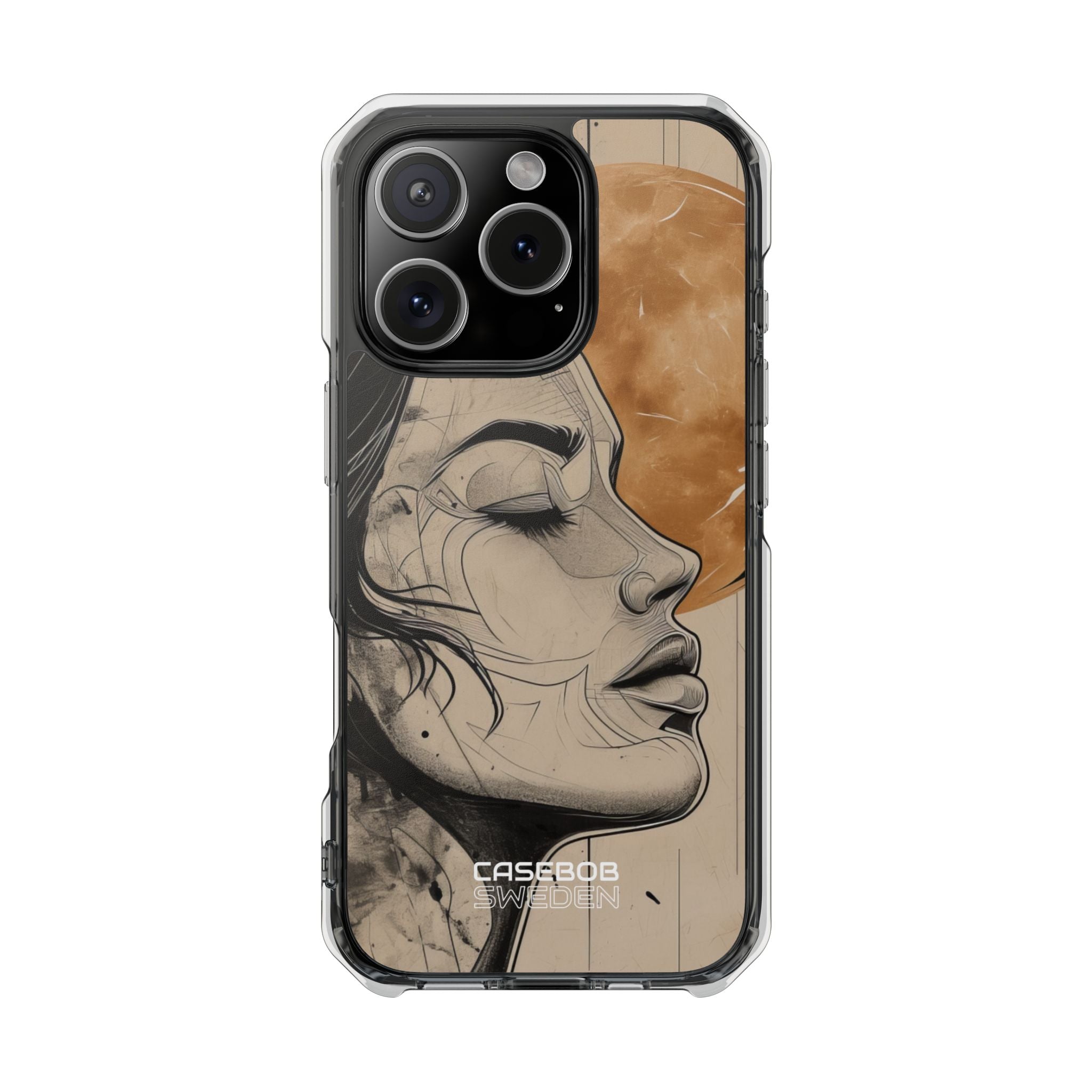 Moonlit Face Flow iPhone 16 - Impact Clear+