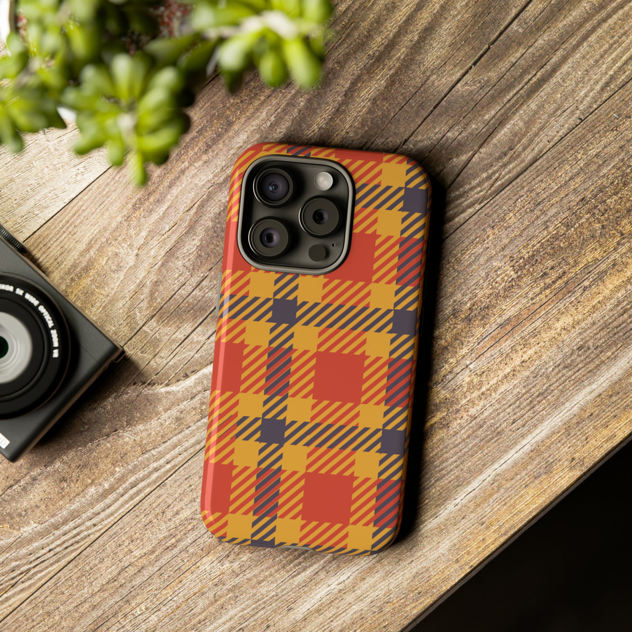 Orange Flannel - Protective Phone Case