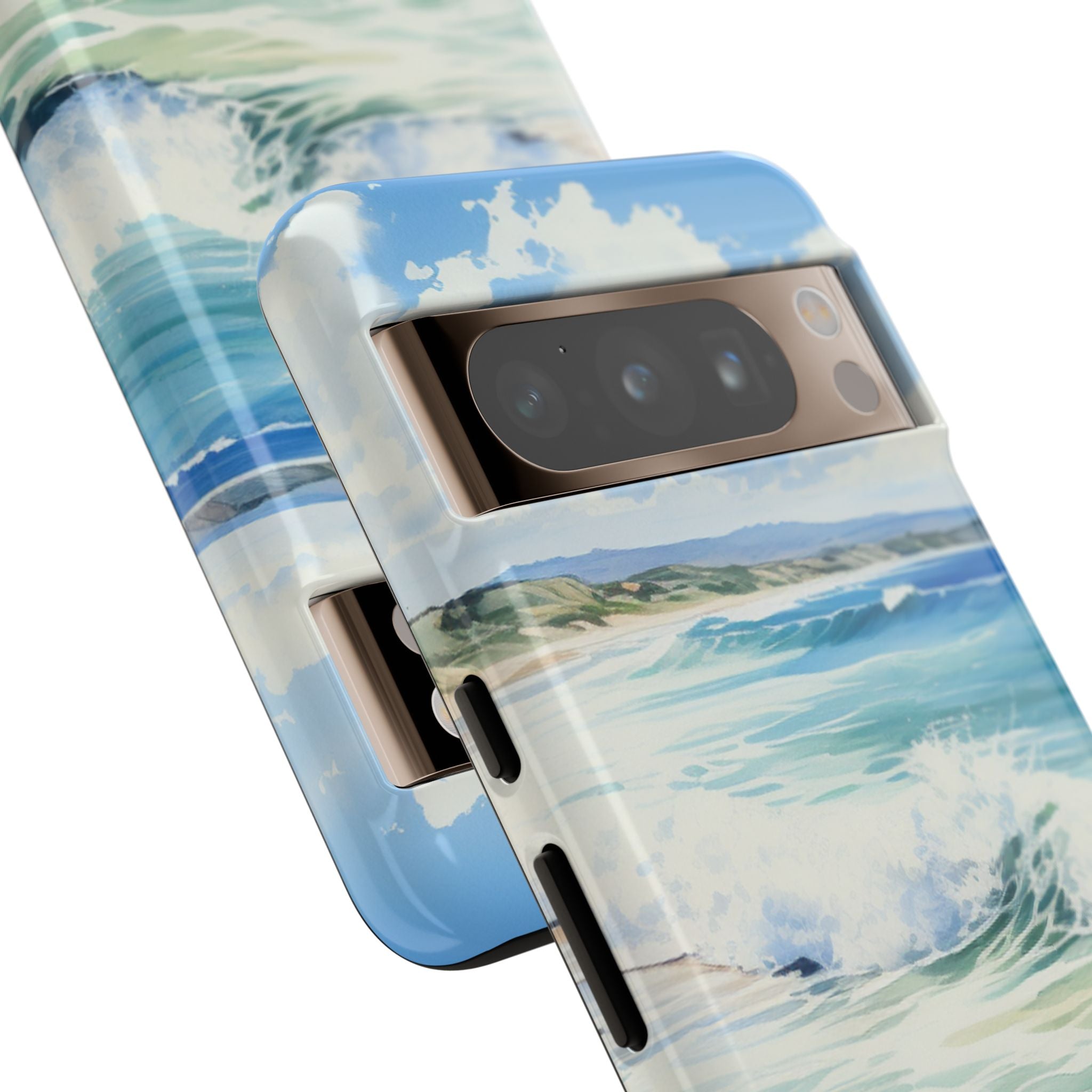 Serene Coastal Watercolors - Google Pixel Case