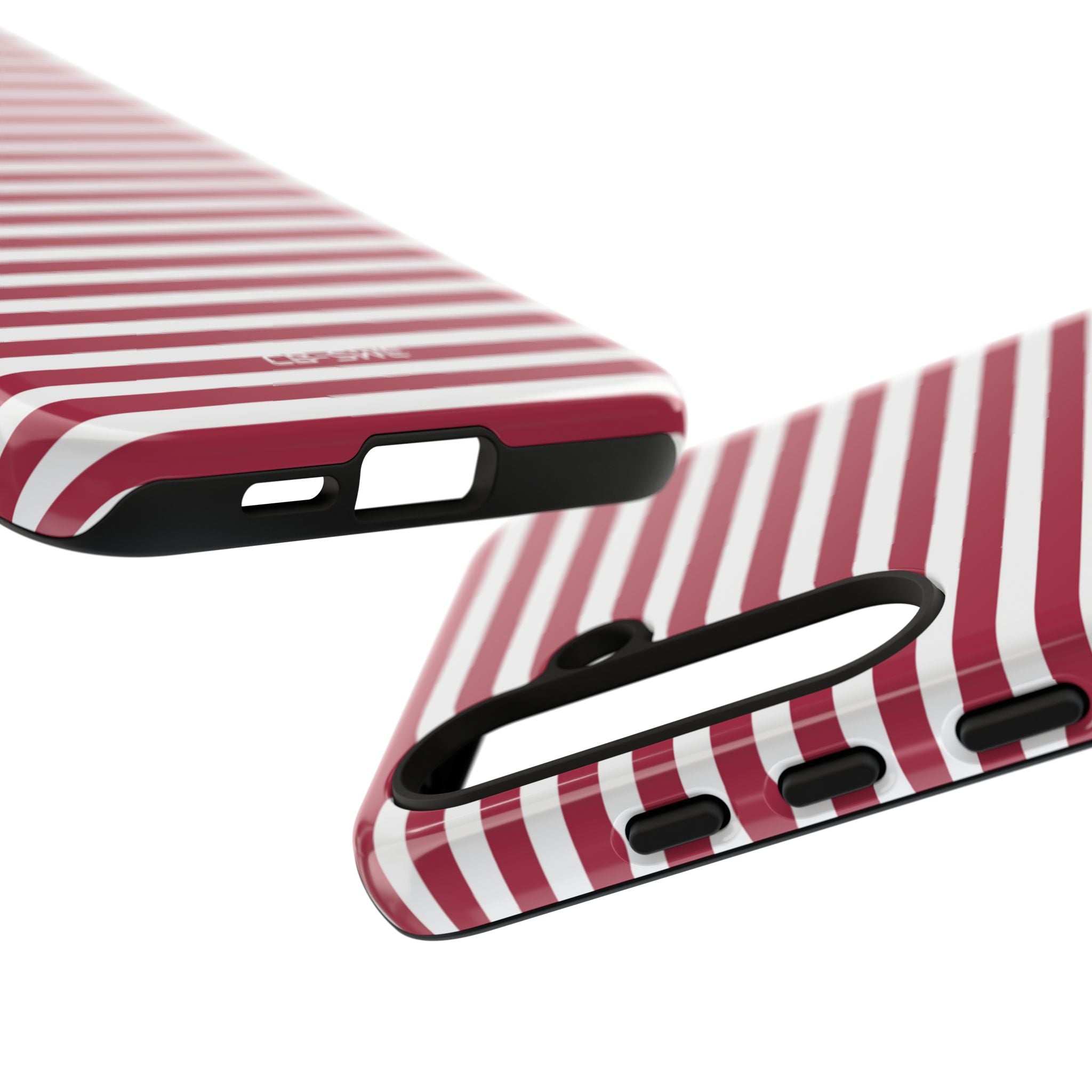 Crimson Stripes Flow - Samsung Case