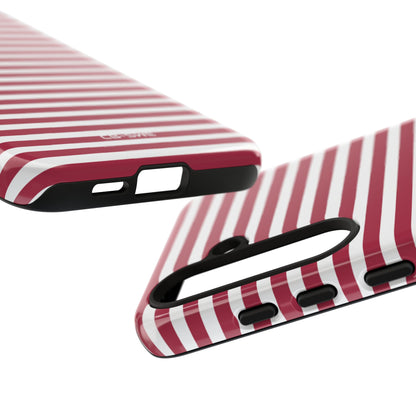Red Stripes Wrap - Samsung Case