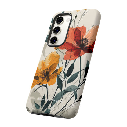 Elegant Floral Harmony Samsung S23 - Tough Phone Case