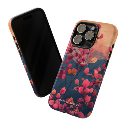 Vibrant Floral Harmony iPhone 15 - Tough Phone Case