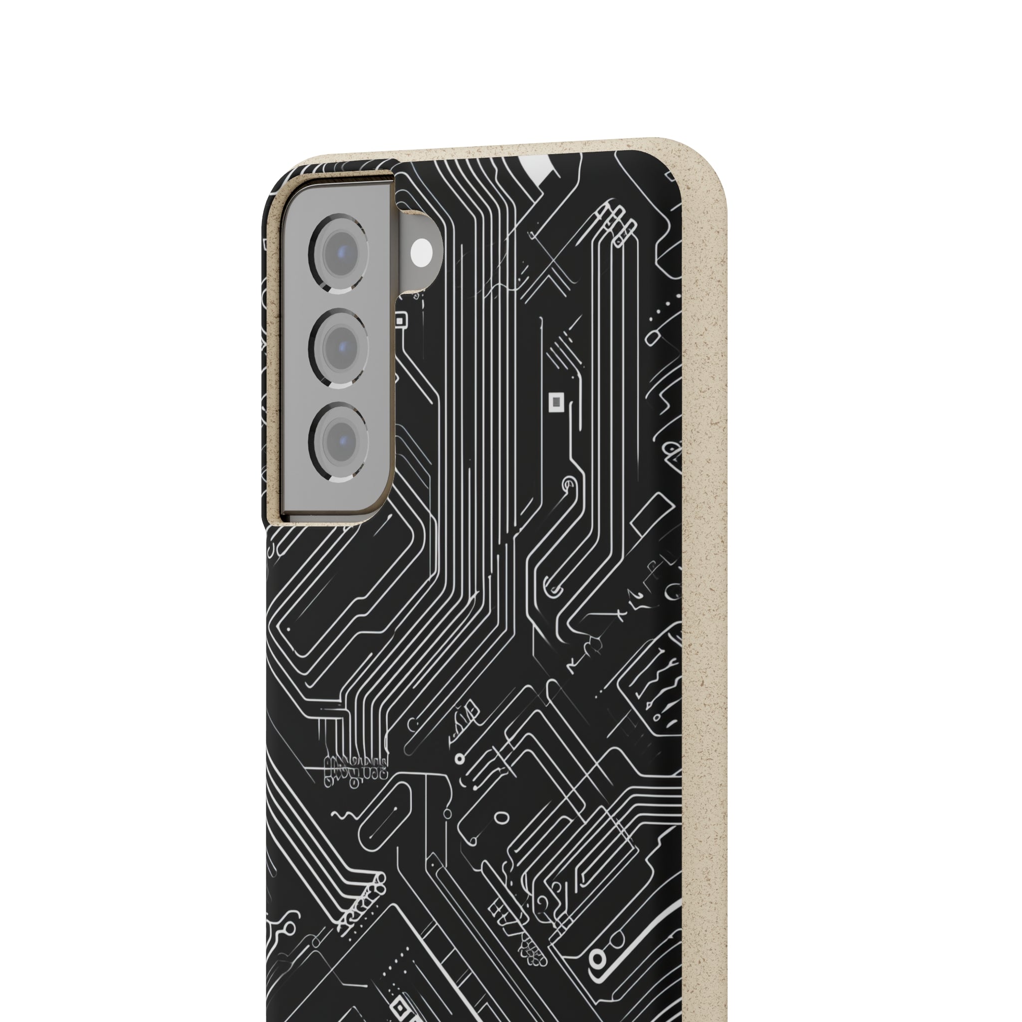 Cyber Circuitry Art | Biodegradable Phone Case