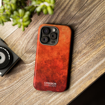 Crimson Autumn Layers iPhone 15 - Tough